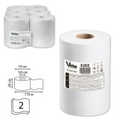 Полотенца бумажные Veiro K203 (A1/A2) Comfort, белые, (диспенсер 601657,-658), рулонные 160м, комплект 6шт