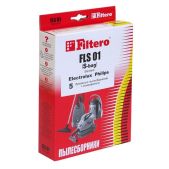 Пылесборник Filtero FLS 01 (S-сумка) Стандарт комплект бумажных для пылесосов Electrolux, AEG 5шт