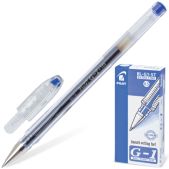 Ручка гелевая Pilot BL-G1-5T Extra Fine G-1, корпус прозрачный, толщина письма 0.3мм, синяя