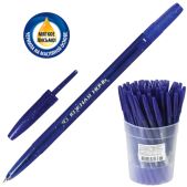 Ручка шариковая Стамм РК21 Южная ночь, на масляной основе, корпус тониров. синий, 0.7мм, синяя
