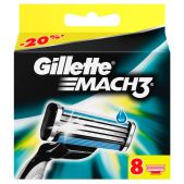 Сменная кассета Gillette Mach3 для бритв (упак.:8шт)