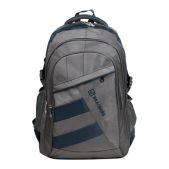 Рюкзак универсальный Brauberg 224446 MS-2, для старших классов, студентов, размер 45x32x19см, 1 перед. карман, ткань, серо-синий