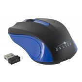Мышь Oklick 485MW Black-Blue USB беспроводная черная синяя