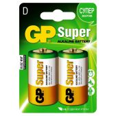 Батарейка GP 13A-BC2 Super Alkaline 13A LR20 D 2штуки