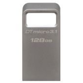 Устройство USB 3.1 Flash Drive 128GB Kingston DTMC3/128GB DTMicro Type-A (Metal casing) ultra-compact speed performance read 100MB/s