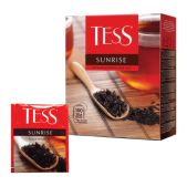 Чай черный Tess Sunrise черный цейлонский, 100 пакетиков по 1.8г, ш/к 09181