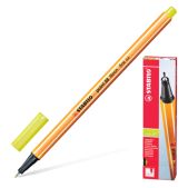 Ручка капиллярная Stabilo 88/024 Point толщина письма 0.4мм, цвет неоновая желтая