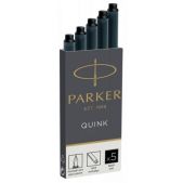 Картридж Parker Quink Ink Z11 1950382 черные чернила перьевых ручек 5шт