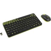Комплект беспроводной (клавиатура + мышь) Logitech 920-008213 MK240 Nano Combo черный
