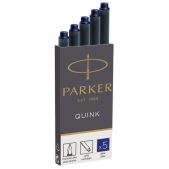 Картридж Parker Quink Z11 1950384 синие чернила перьевых ручек, 5шт