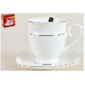 Набор чайный Коралл CS554409-A 340мл, Снежная королева, 2 предмета форма круг, подарочная упаковка