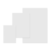 Доска для лепки Silwerhof 957003 Пластилиновая Коллекция прямоугольная A5 0.1мм белая