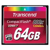 Карта памяти Compact Flash 64Gb Transcend TS64GCF800 800x