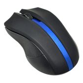 Мышь Oklick 615MW USB беспроводная черная/синяя