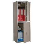 Сейф Aiko ТМ-120/2Т офисный 1200х440х355 мм, 51 кг, 2 отделения, ключевые замки, трейзер, 2 полки