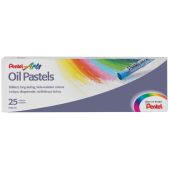 Пастель Pentel PHN4-25 масляная 25 цветов, картонная упаковка