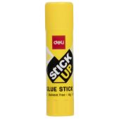 Клей-карандаш 8г Deli Stick UP EA20010 корп.желтый прозрачный дисплей картонный усиленный
