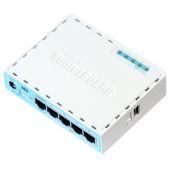 Маршрутизатор MikroTik RB750Gr3 hEX (RouterOS L4) with power supply and case 5 port 0/100/1000Base-TX белый