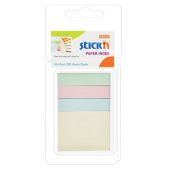 Набор самоклеящихся закладок Hopax 21616 из бумаги 50x12/50x38 4x40л 4 пастельных цвета