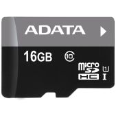 Карта памяти MicroSDHC 16Gb ADATA AUSDH16GUICL10-RA1