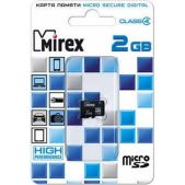 Карта памяти MicroSD 2Gb Mirex 13612-MCROSD02 Class 4