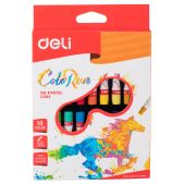 Масляная пастель Deli ColoRun EC20210 18 цветов, картонная коробка