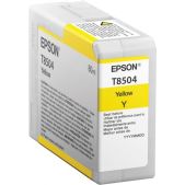 Картридж C13T850400 Epson T8504 SureColor SC-P800 желтый 80мл