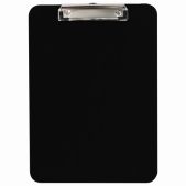 Доска-планшет Brauberg 226822 Solid, с верхним прижимом, прочный ABS, A4 315х225мм, 2мм, черная