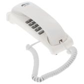 Телефон Ritmix RT-007 световая индикация звонка, мелодия удержания, белый, 15118346