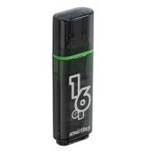 Устройство USB 2.0 Flash Drive 16Gb SmartBUY SB16GBGS-K Glossy черный