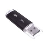 Устройство USB 2.0 Flash Drive 32Gb Silicon Power SP032GbUF2U02V1K Ultima U02 черное