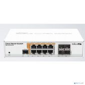 Коммутатор MikroTik CRS112-8P-4S-IN Cloud Router Switch 112-8P-45-IN with QCA8511 400MHz CPU, 128MB RAM, 8xGigabit LAN with PoE-out, 4xSFP, RouterOS L