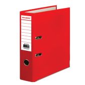 Папка регистратор 80мм Brauberg 227192 с покрытием из ПВХ, с уголком, красная