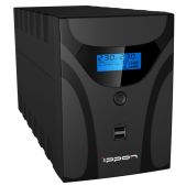 Источник бесперебойного питания Ippon Smart Power Pro II Euro 1200 600Вт 1200ВА черный