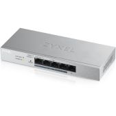 Коммутатор ZyXEL GS1200-5HPV2-EU0101F V2, 5 Port Gigabit PoE+ webmanaged, 4x PoE, 60 Watt
