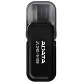 Устройство USB 2.0 Flash Drive 64Gb ADATA AUV240-64G-RBK черное