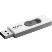 Устройство USB 2.0 Flash Drive 64Gb ADATA AUV220-64G-RWHGY белое/серое
