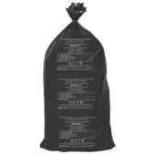 Мешки для мусора медицинские Аквикомп, комплект 20шт, класс Г (черные), 100л 60х100см, 15 мкм