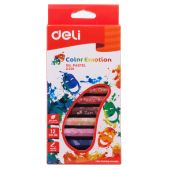 Масляная пастель Deli EC20100 Color Emotion шестигранные 12 цветов картон.кор./европод.