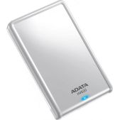 Внешний жесткий диск USB 3.1 1Tb ADATA AHV620S-1TU31-CWH, 2.5, Slim, белый
