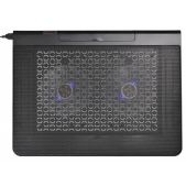 Охлаждающая подставка для ноутбуков 17" Buro BU-LCP170-B214 черная