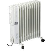 Радиатор масляный Sonnen DFS-11, 2500 Вт, 11 секций, белый, 453500