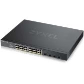 Коммутатор ZyXEL XGS1930-28HP-EU0101F Hybrid Smart L2+ switch PoE+ Zyxel Nebula Flex, 24xGE PoE+, 4xSFP+, budget PoE 375W, Standalone / cloud management
