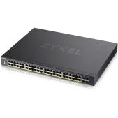 Коммутатор ZyXEL XGS1930-52HP-EU0101F Hybrid Smart L2+ switch PoE+ Zyxel Nebula Flex, 48xGE PoE+, 4xSFP+, budget PoE 375W, Standalone / cloud management
