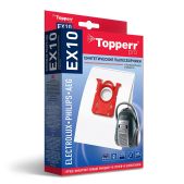 Пылесборник Topperr 1404 EX10 синтетический для пылесоса Philips, Electrolux (Тип S-bag, Gr200)