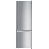 Холодильник Liebherr CUel 2831 161.2x55x63, объем камер 212/53л нижняя морозильная камера, серебристый