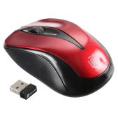 Мышь Oklick 675MW USB беспроводная черная/красная