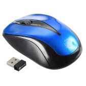 Мышь Oklick 675MW USB беспроводная черная/синяя