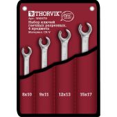 Набор разрезных ключей Thorvik 52625 W4S4Tb серии ARC в сумке, 8-17мм, 4 предмета
