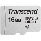Карта памяти MicroSDHC 16Gb Transcend TS16GUSD300S Class 10 w/o adapter